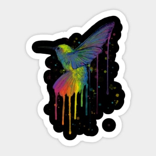 Colorful Colibri Sticker